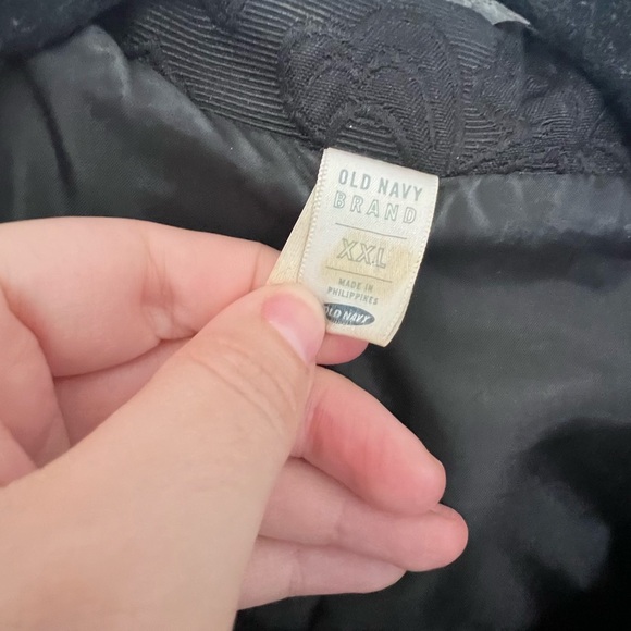 Old Navy Black Embroidered Plus Size Jacket Size XX Large - Picture 2 of 3